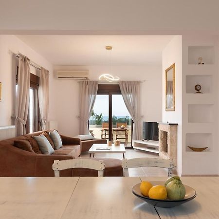 Family Villa Rousa In Rethymno With Pool, Bbq And Kids Area Loutra Extérieur photo