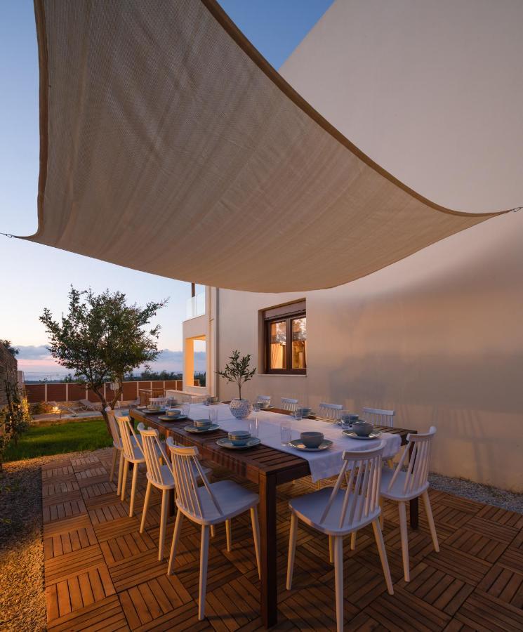 Family Villa Rousa In Rethymno With Pool, Bbq And Kids Area Loutra Extérieur photo