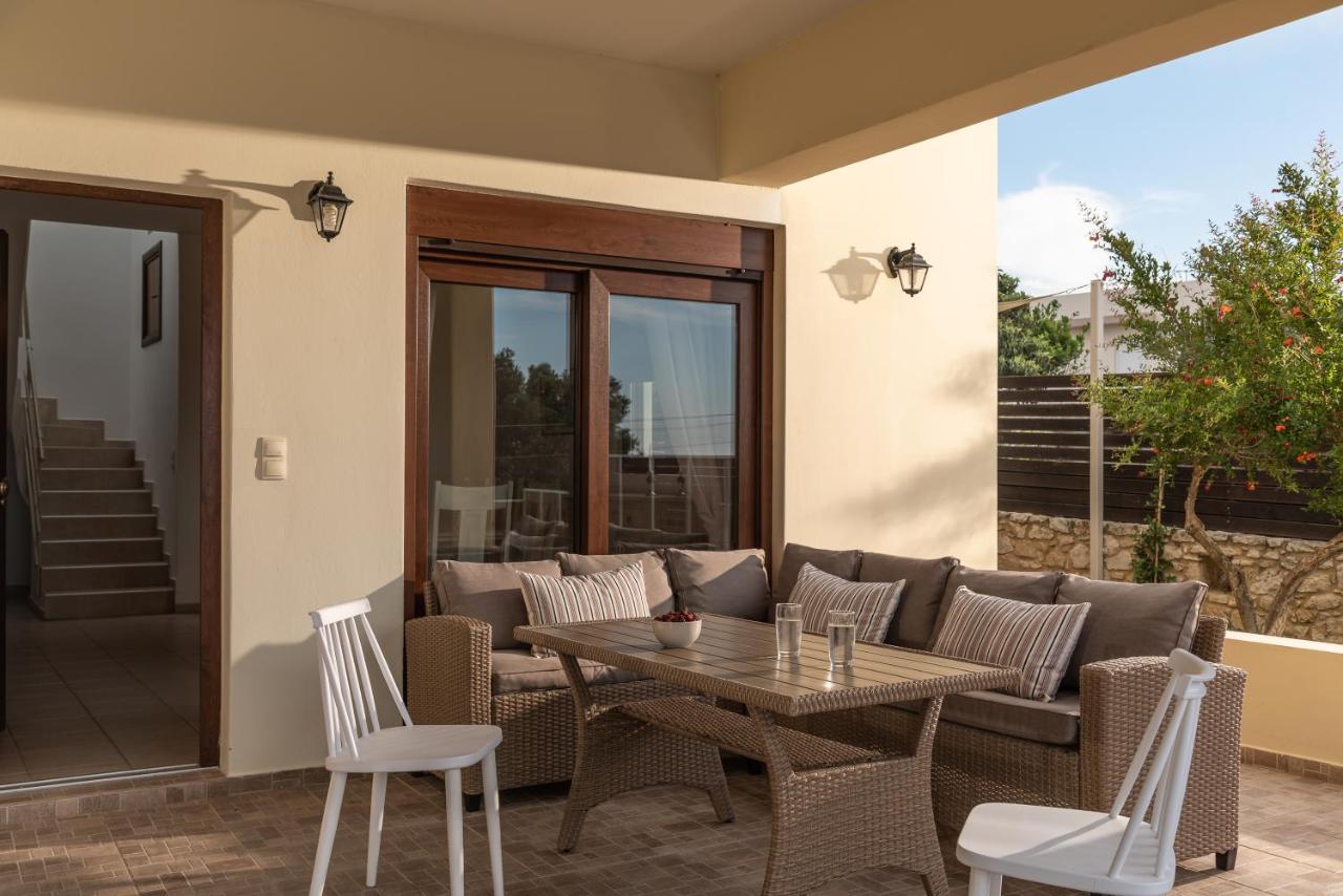 Family Villa Rousa In Rethymno With Pool, Bbq And Kids Area Loutra Extérieur photo