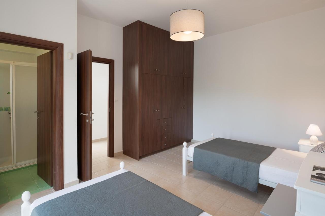 Family Villa Rousa In Rethymno With Pool, Bbq And Kids Area Loutra Extérieur photo