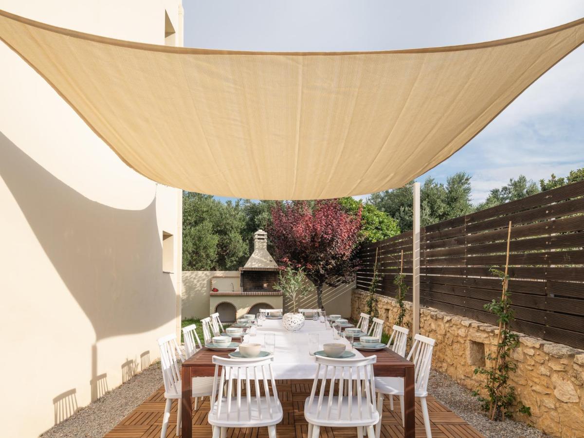Family Villa Rousa In Rethymno With Pool, Bbq And Kids Area Loutra Extérieur photo