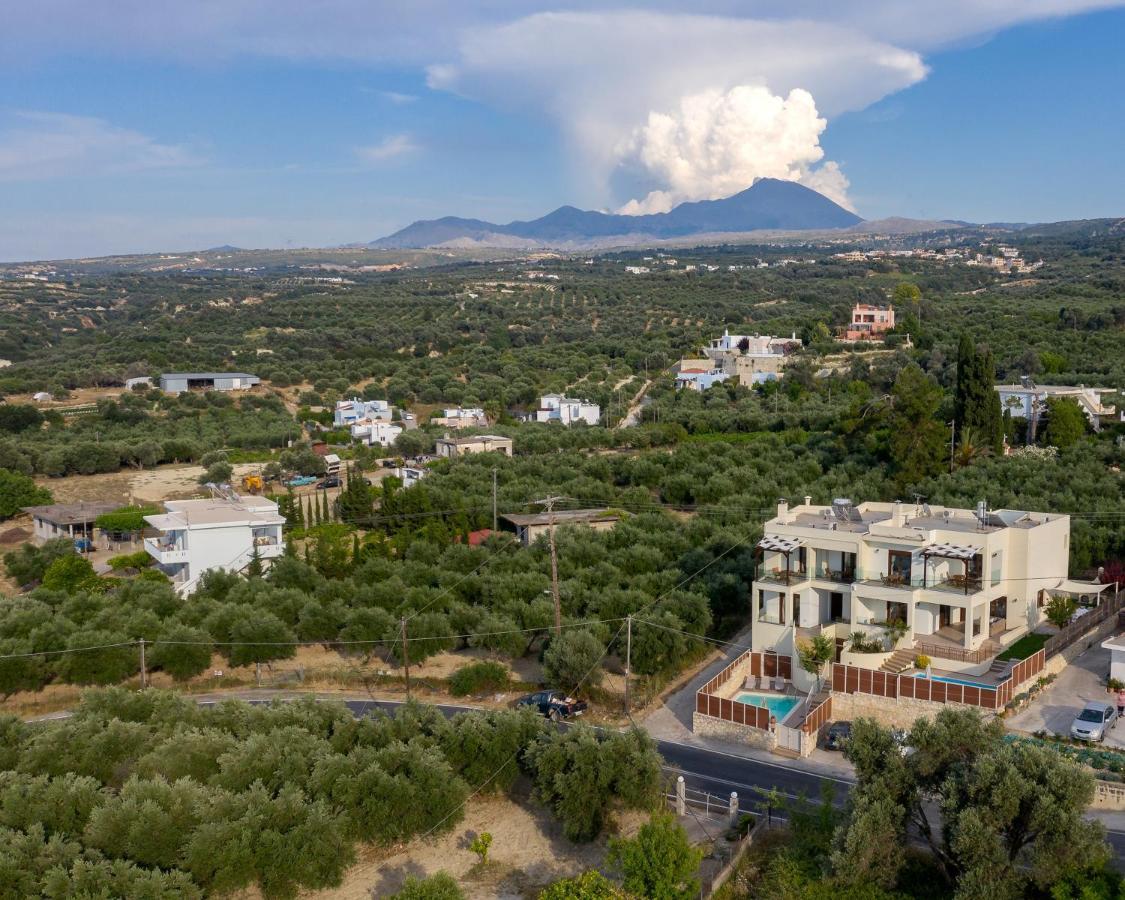 Family Villa Rousa In Rethymno With Pool, Bbq And Kids Area Loutra Extérieur photo